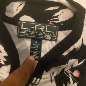 Ralph Lauren active patterned top xl